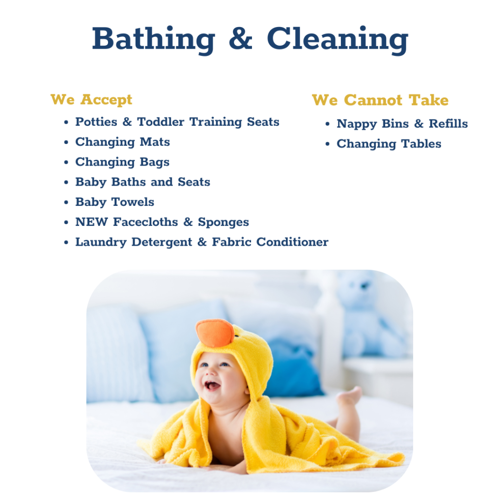 Donation Guide - Bathing & Cleaning