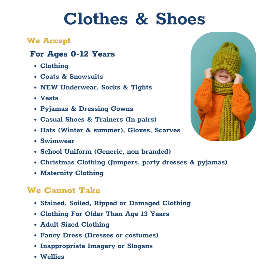 Donation Guide - Clothes & Shoes