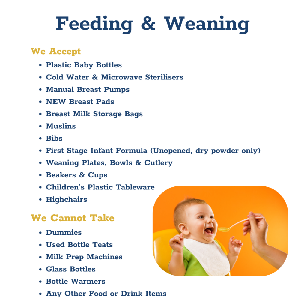 Donation Guide - Feeding & Weaning