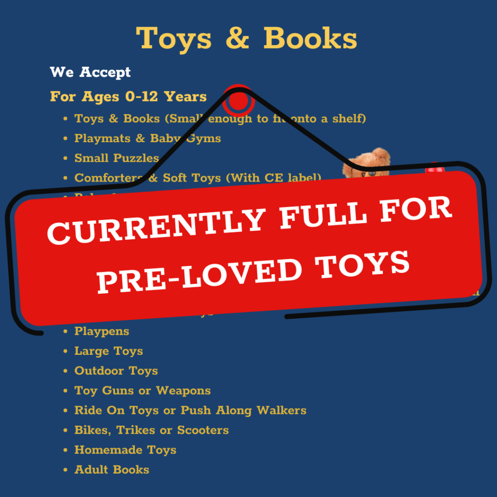 Donation Guide - Toys & Books